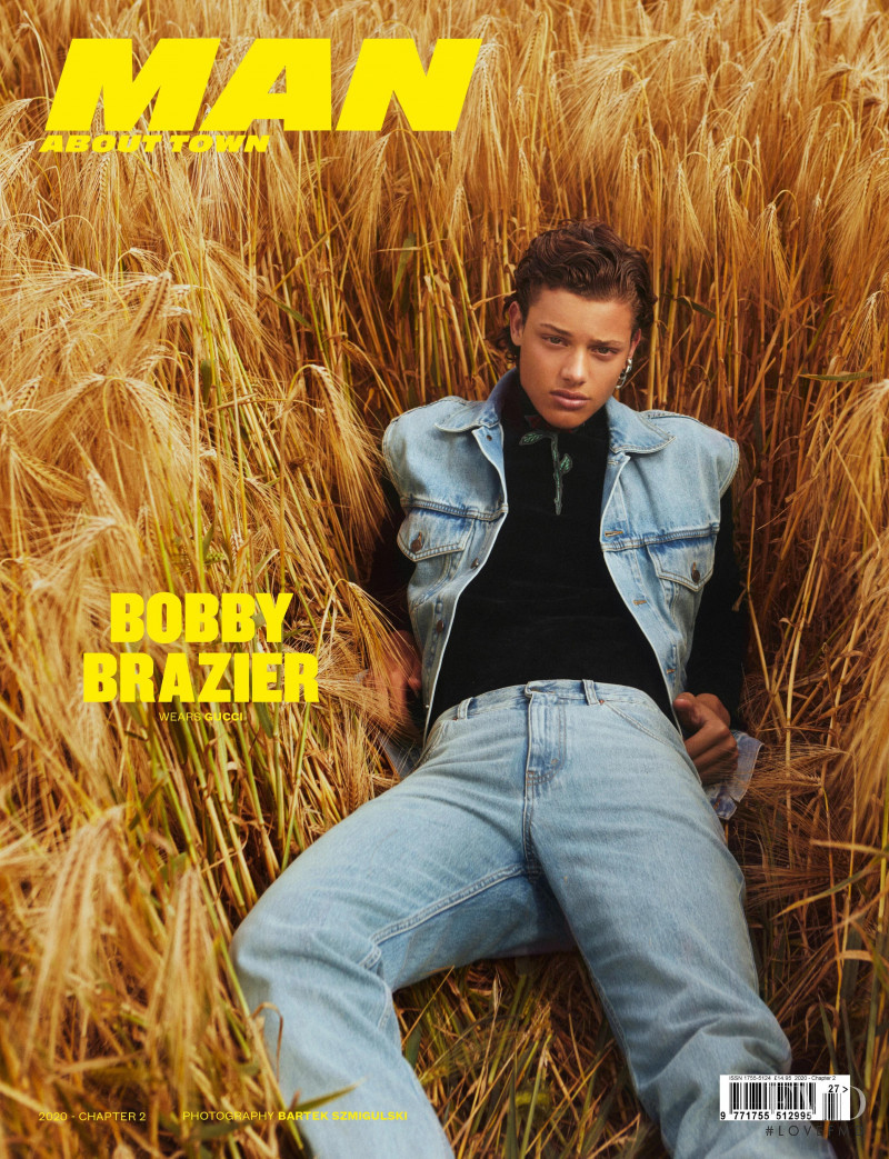 Bobby Brazier featured on the Man About Town cover from November 2020