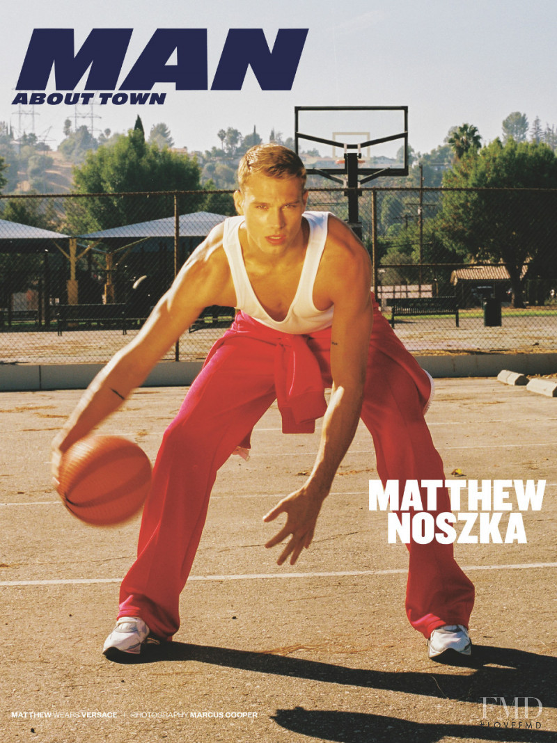 Matthew Noszka featured on the Man About Town cover from January 2021