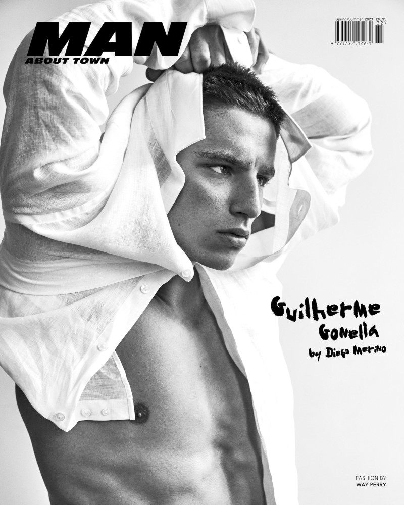 Guilherme Gonella featured on the Man About Town cover from February 2023