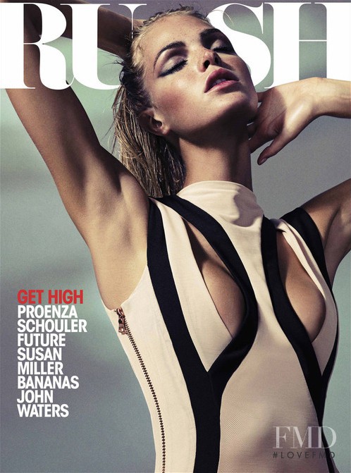 Erin Heatherton featured on the Russh cover from December 2009