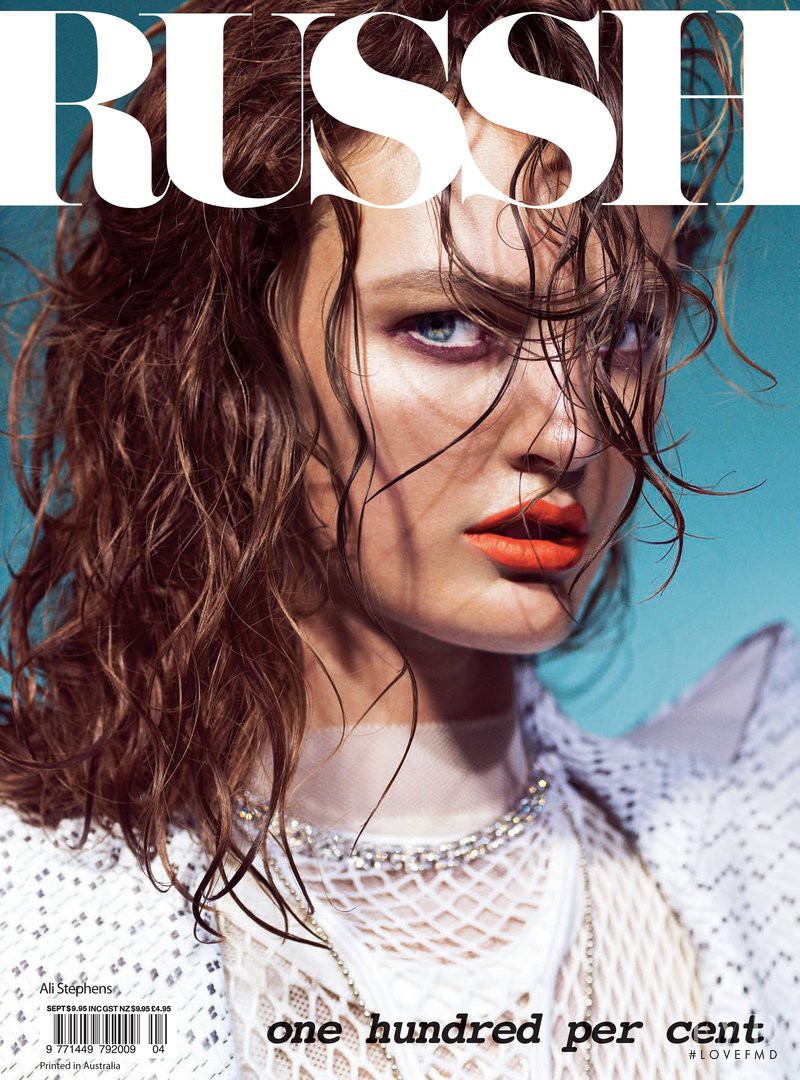 Ali Stephens featured on the Russh cover from September 2009
