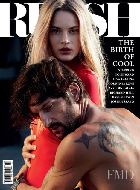 Ieva Laguna featured on the Russh cover from June 2010