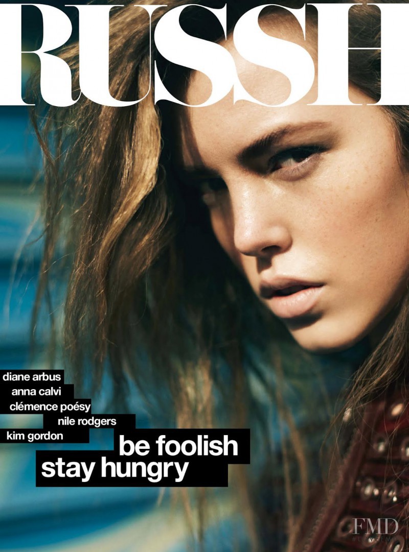 Josefien Rodermans featured on the Russh cover from April 2012