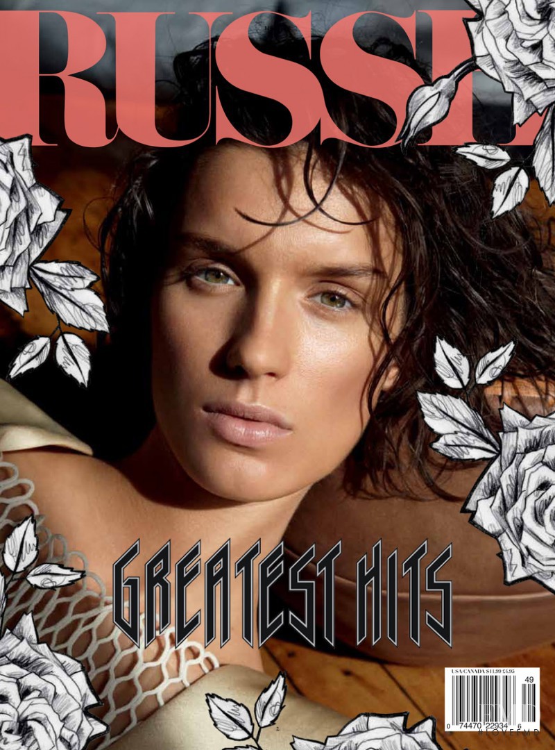 Marte Mei van Haaster featured on the Russh cover from December 2012