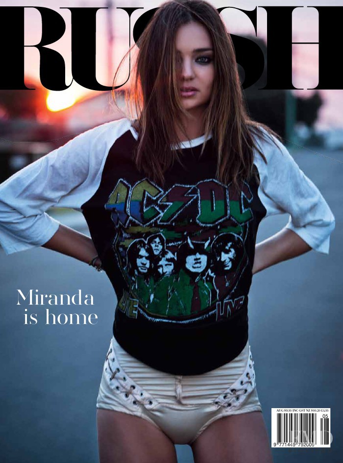 Miranda Kerr featured on the Russh cover from October 2012