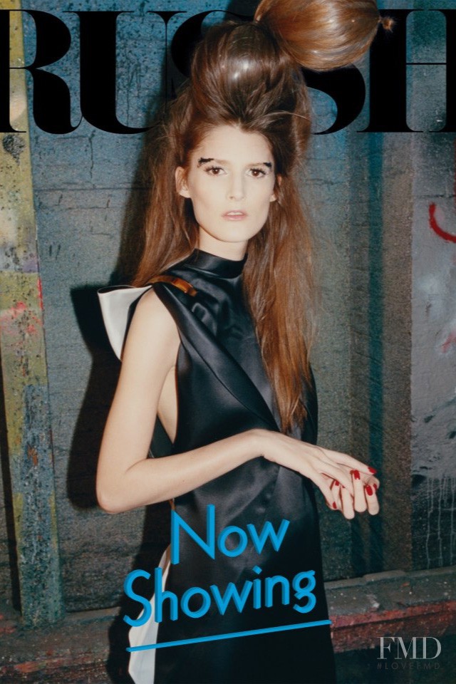 Marie Piovesan featured on the Russh cover from February 2013