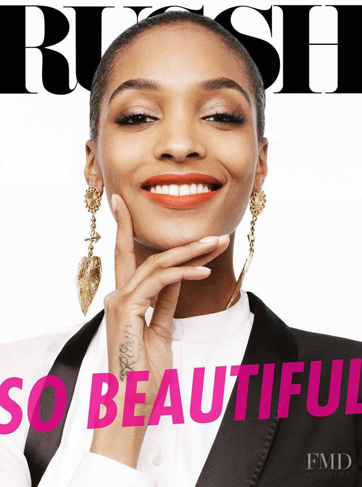 Jourdan Dunn featured on the Russh cover from June 2013