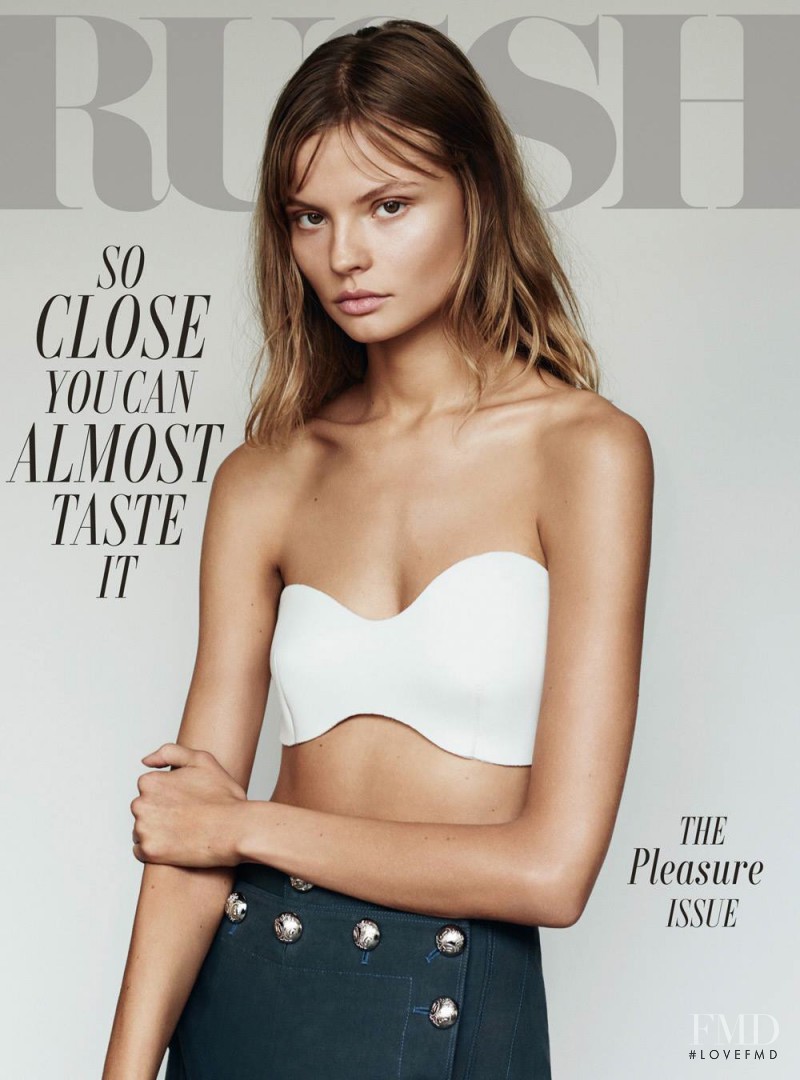 Magdalena Frackowiak featured on the Russh cover from December 2014
