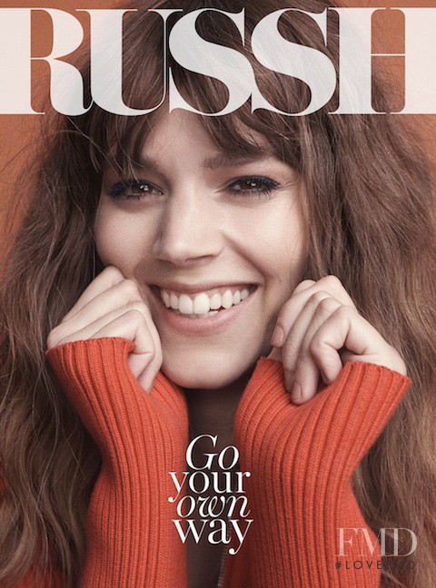 Freja Beha Erichsen featured on the Russh cover from June 2014