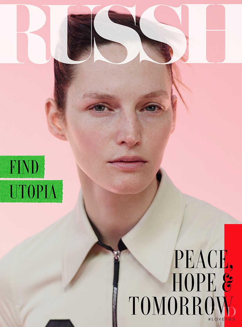 Vivien Solari featured on the Russh cover from April 2015
