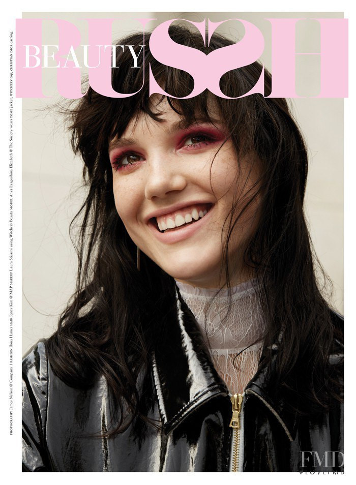 Anya Lyagoshina featured on the Russh cover from October 2015