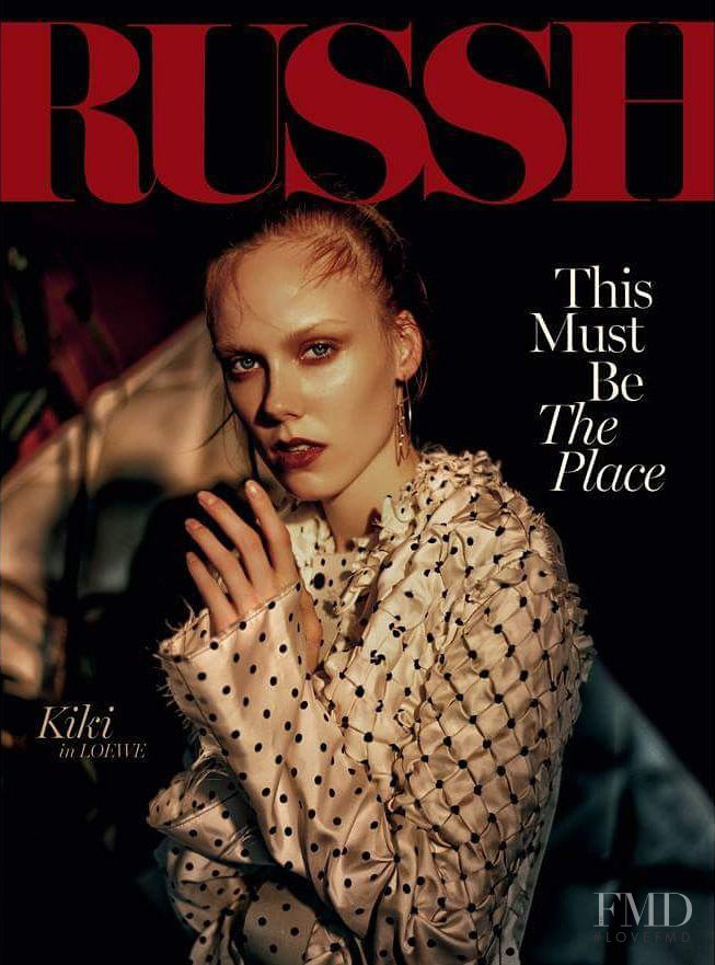 Kiki Willems featured on the Russh cover from November 2017