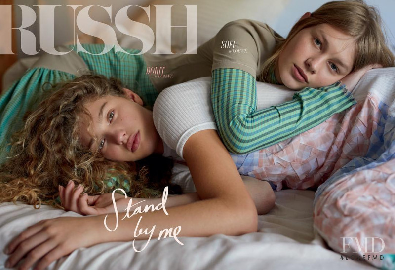 Sofia Mechetner, Dorit Revelis featured on the Russh cover from February 2018