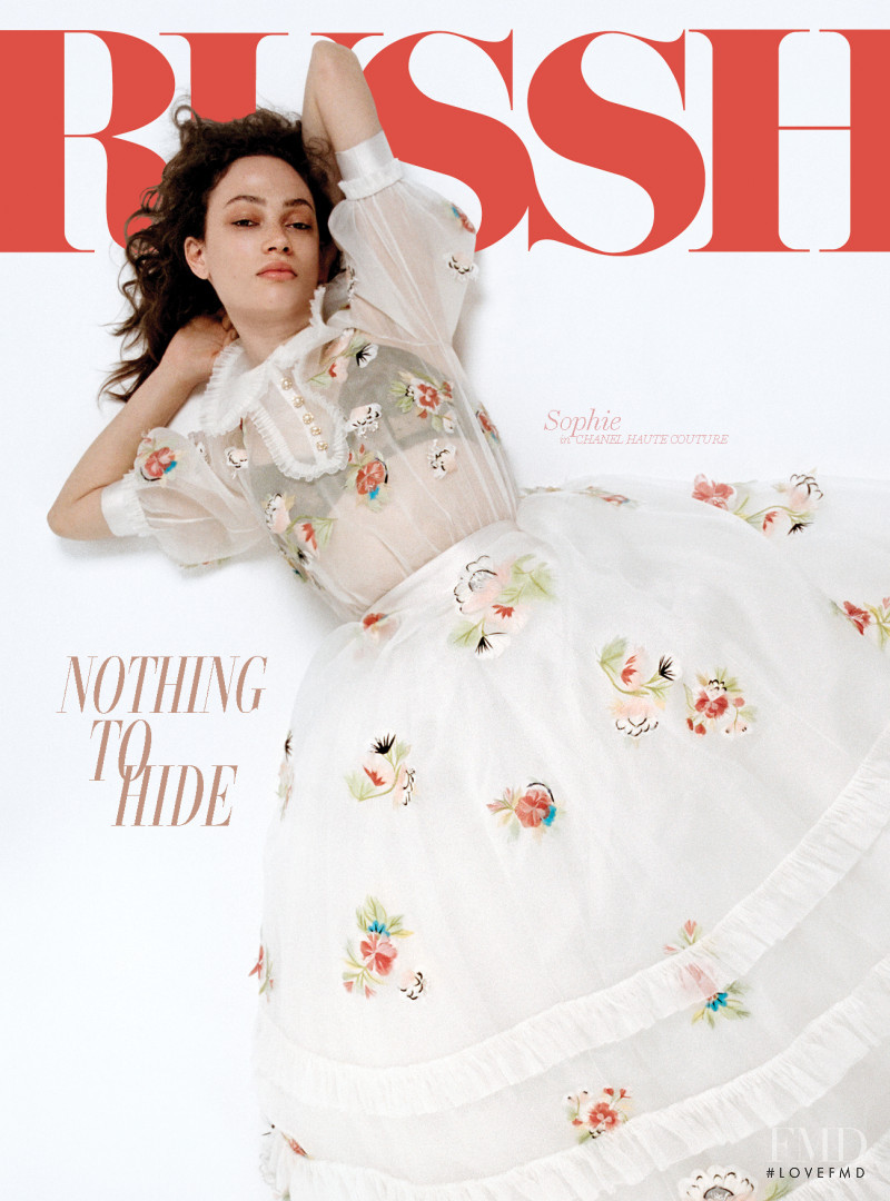 Sophie Koella featured on the Russh cover from April 2019