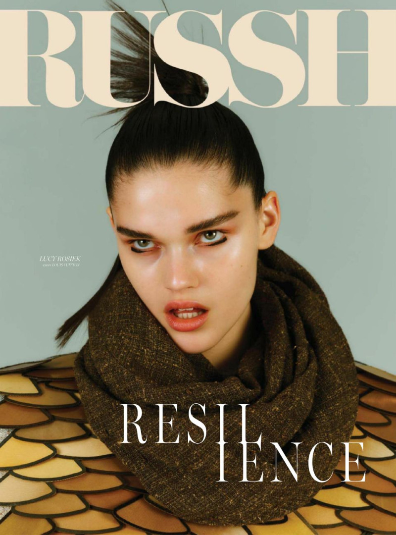 Lucy Rosiek featured on the Russh cover from March 2023