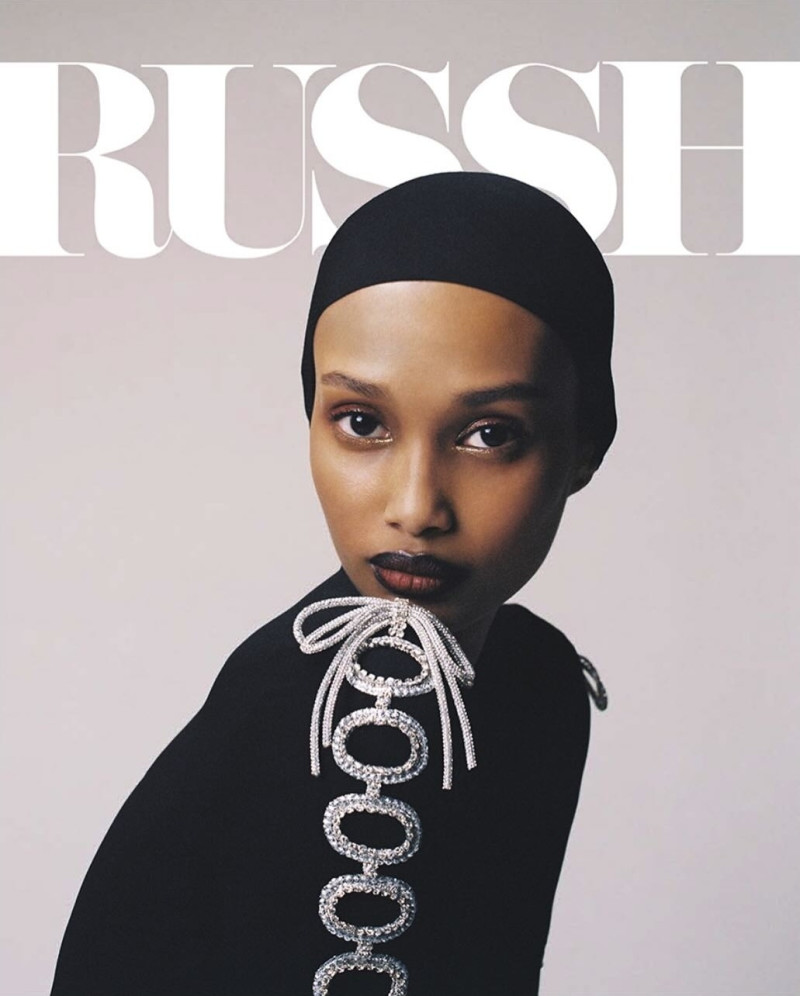 Ugbad Abdi featured on the Russh cover from June 2024