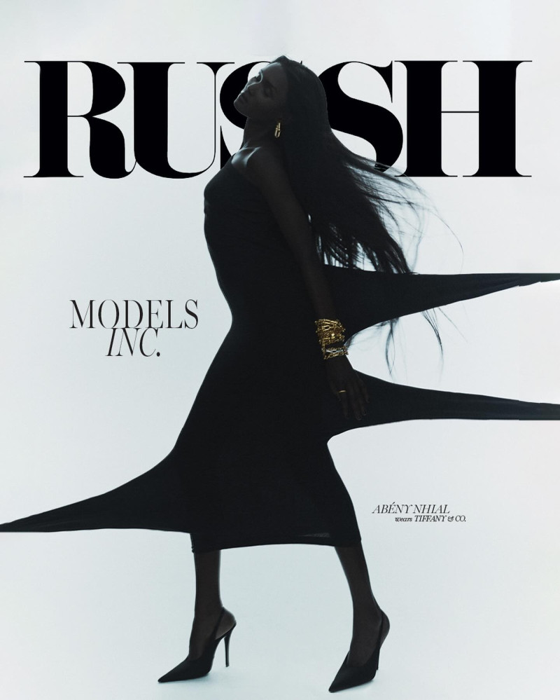 Abeny Nhial featured on the Russh cover from September 2024