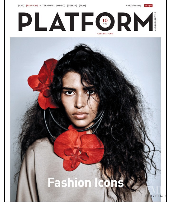 Pooja Mor featured on the Platform cover from March 2015