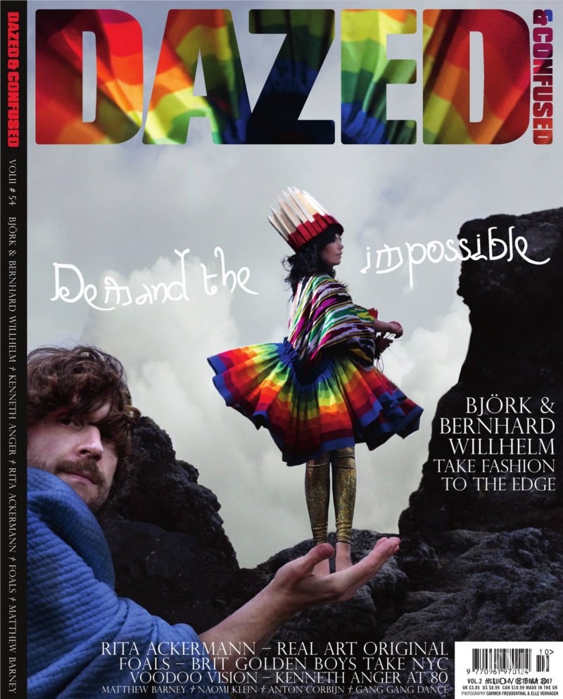  featured on the Dazed & Confused cover from October 2007