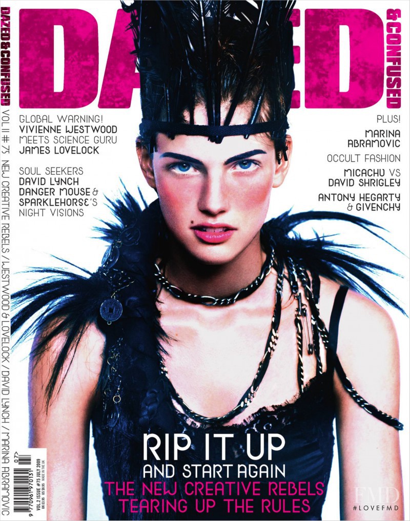  featured on the Dazed & Confused cover from July 2009