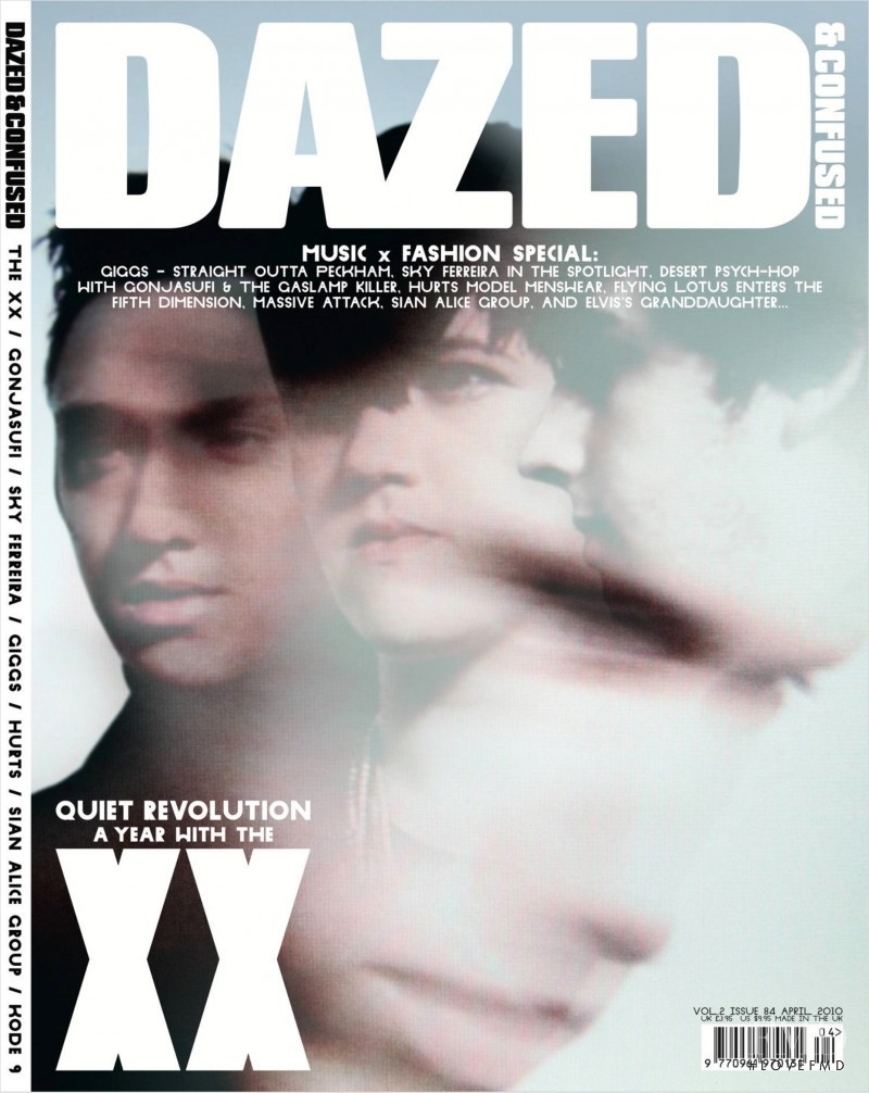  featured on the Dazed & Confused cover from April 2010