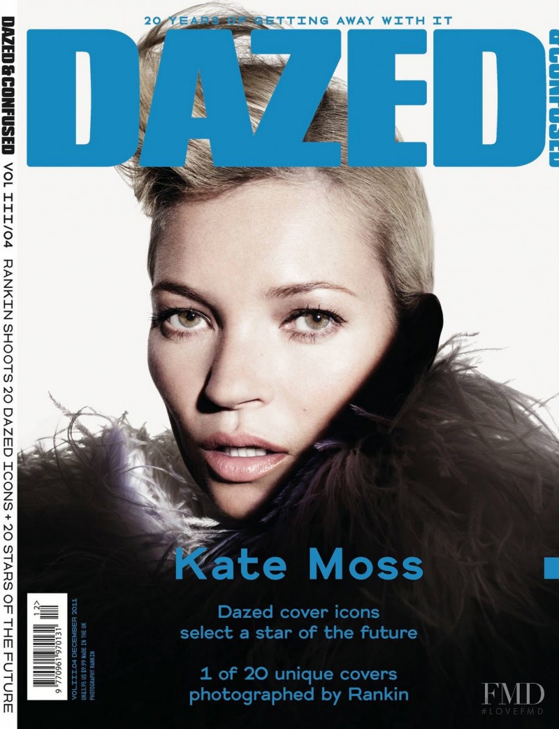 Kate Moss featured on the Dazed & Confused cover from December 2011