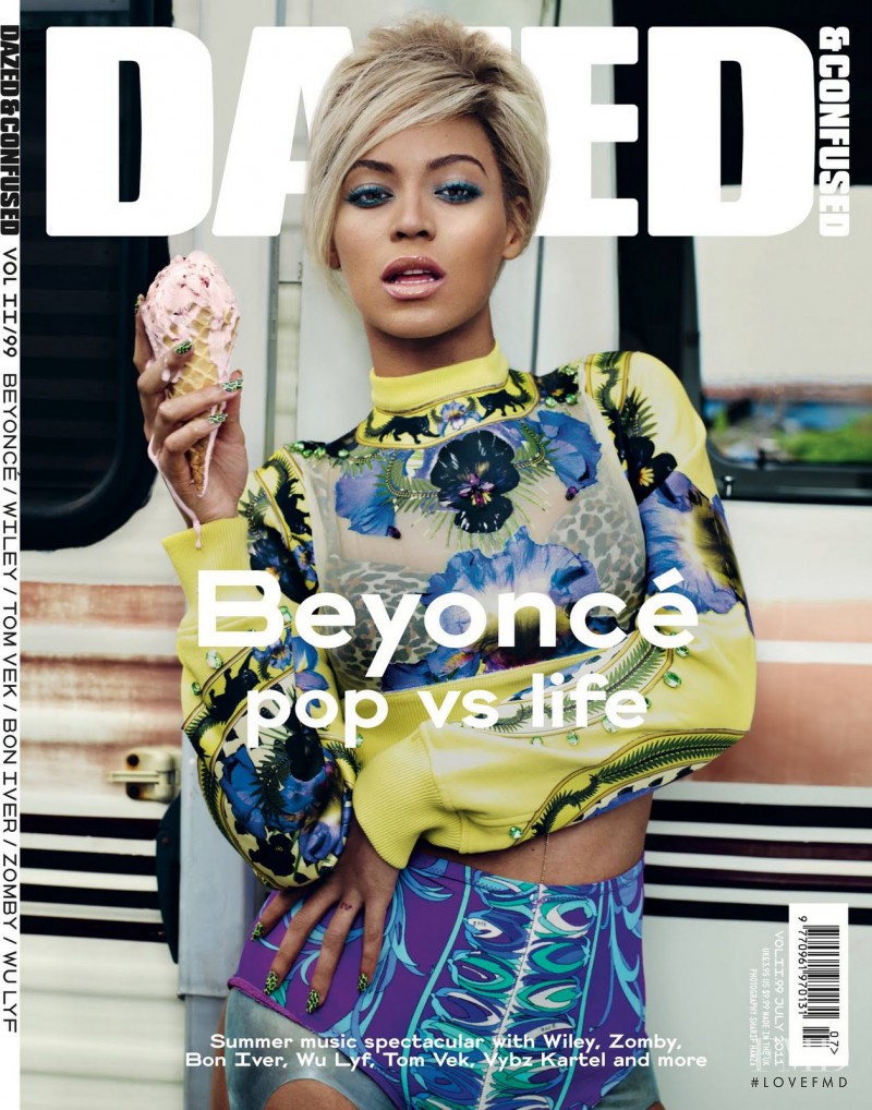 Beyonce featured on the Dazed & Confused cover from July 2011