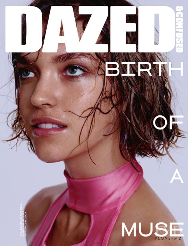 Arizona Muse featured on the Dazed & Confused cover from March 2011