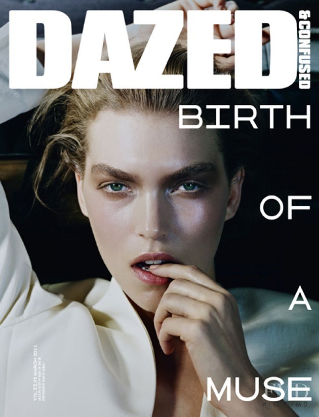 Arizona Muse featured on the Dazed & Confused cover from March 2011