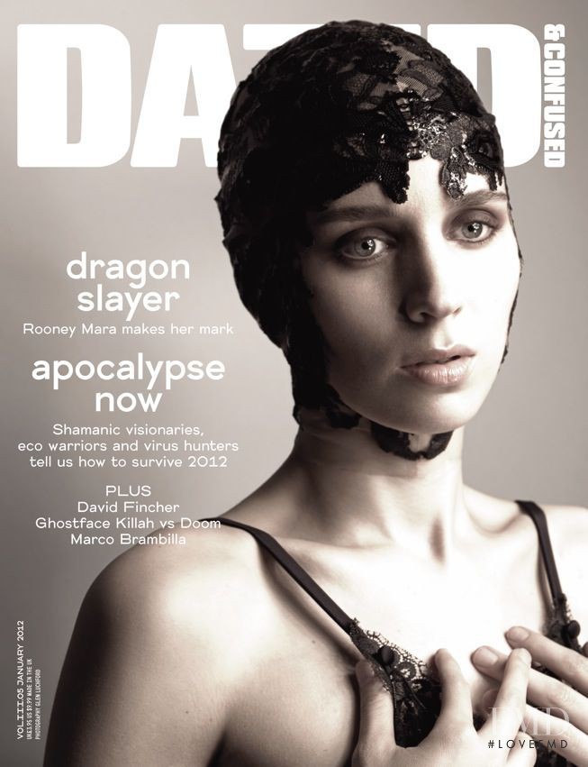 Rooney Mara featured on the Dazed & Confused cover from January 2012