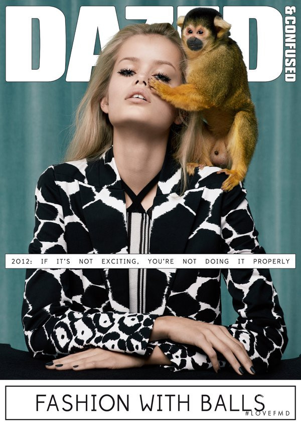 Frida Aasen featured on the Dazed & Confused cover from March 2012