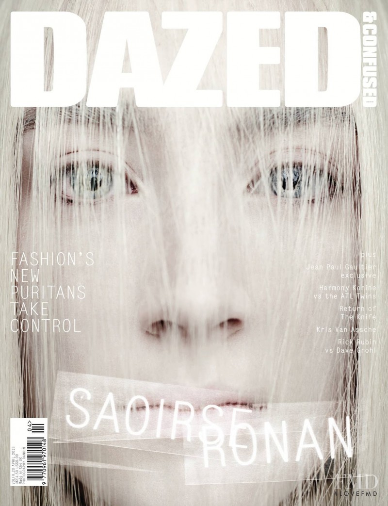 Saoirse Ronan featured on the Dazed & Confused cover from April 2013