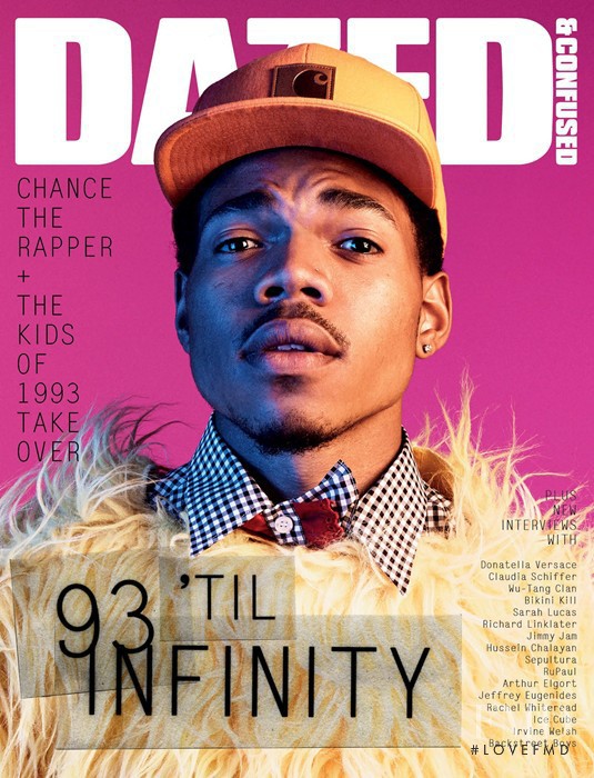 Chance The Rapper featured on the Dazed & Confused cover from August 2013