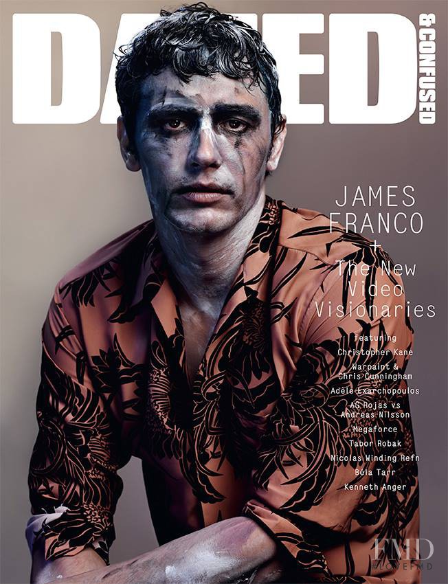 James Franco featured on the Dazed & Confused cover from December 2013