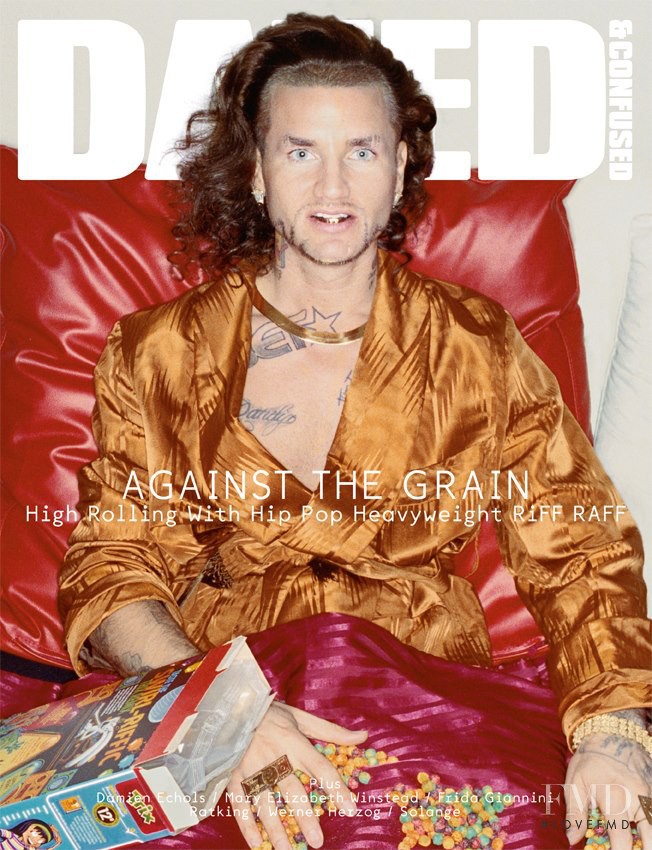 RiFF RAFF featured on the Dazed & Confused cover from January 2013
