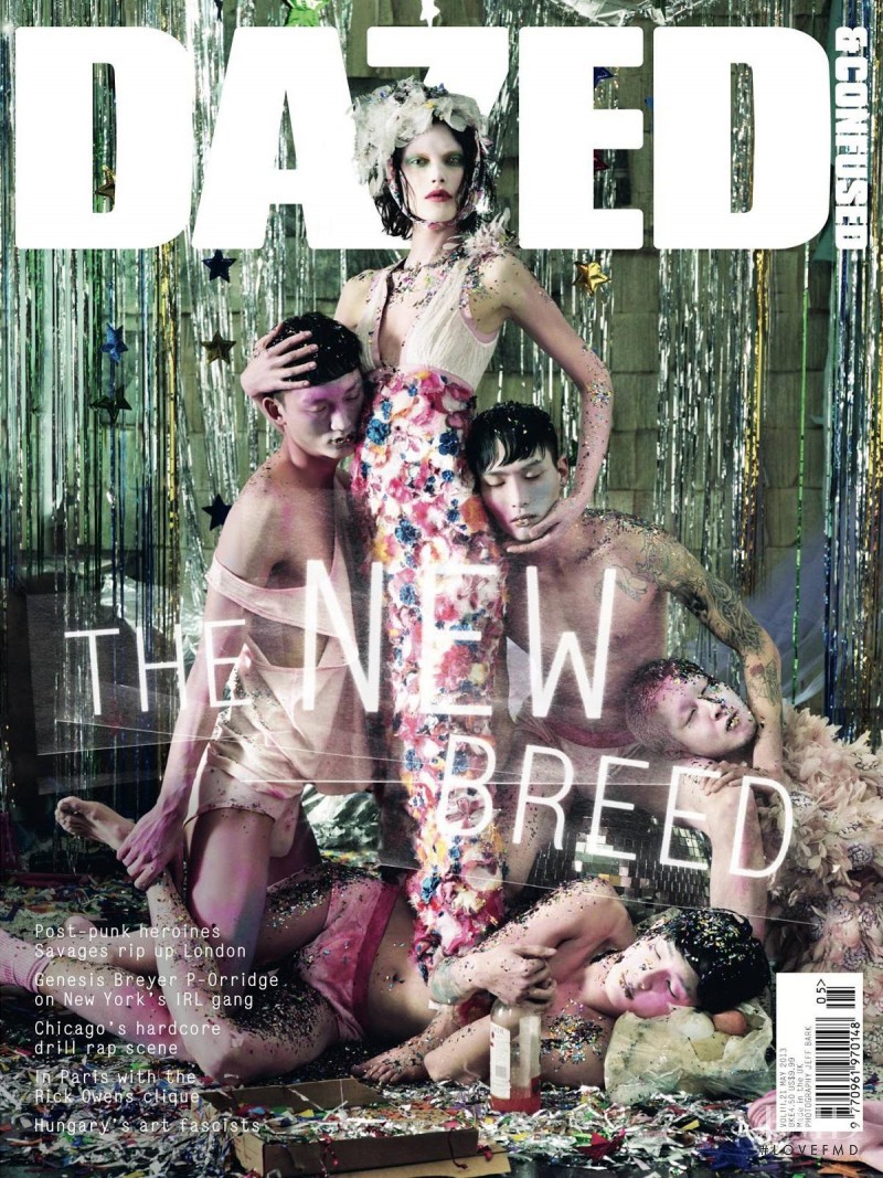 Noma Han, Lu Ning, ShinGo ShiBata  featured on the Dazed & Confused cover from May 2013