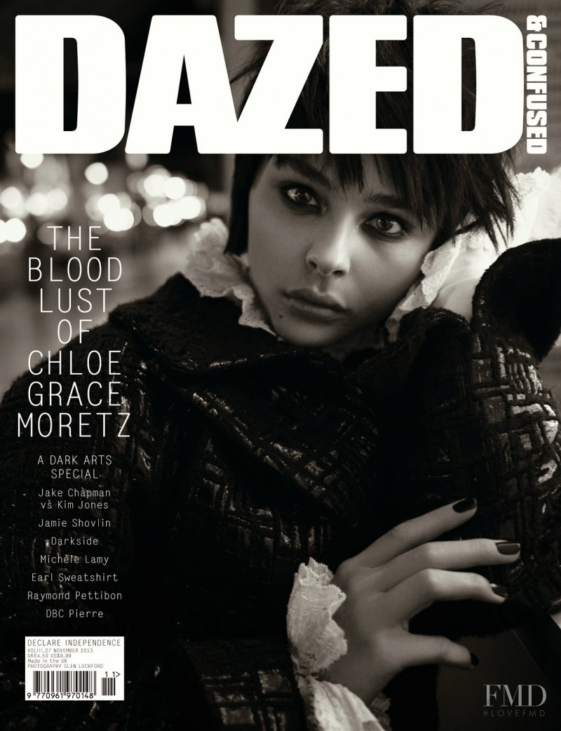 Chloë Moretz featured on the Dazed & Confused cover from November 2013