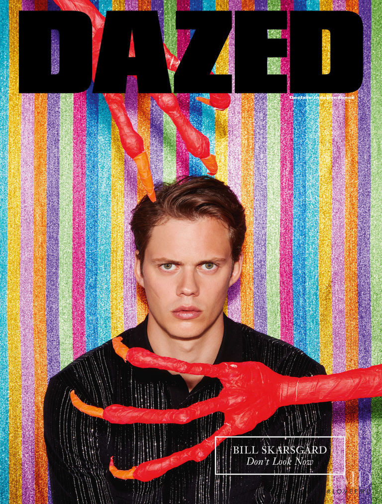 Bill SkarsgÃ¥rd featured on the Dazed & Confused cover from September 2017