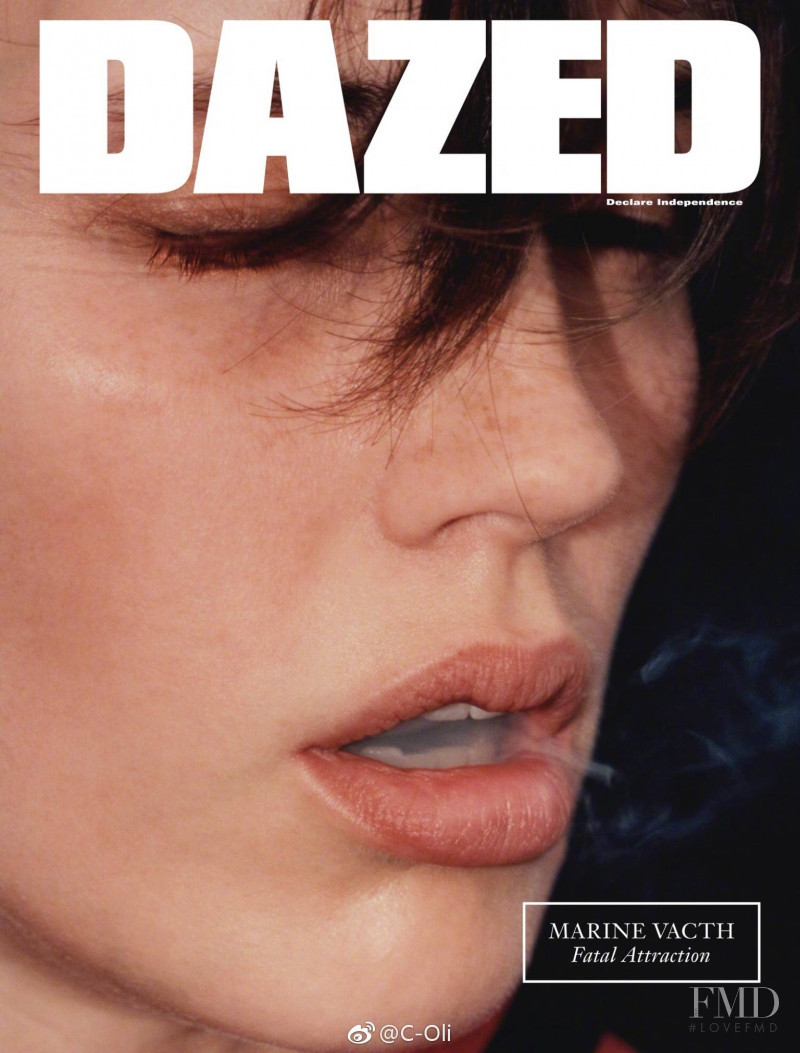Marine Vacth featured on the Dazed & Confused cover from September 2017
