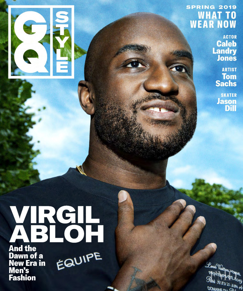 Virgil Abloh featured on the GQ Style USA cover from March 2019