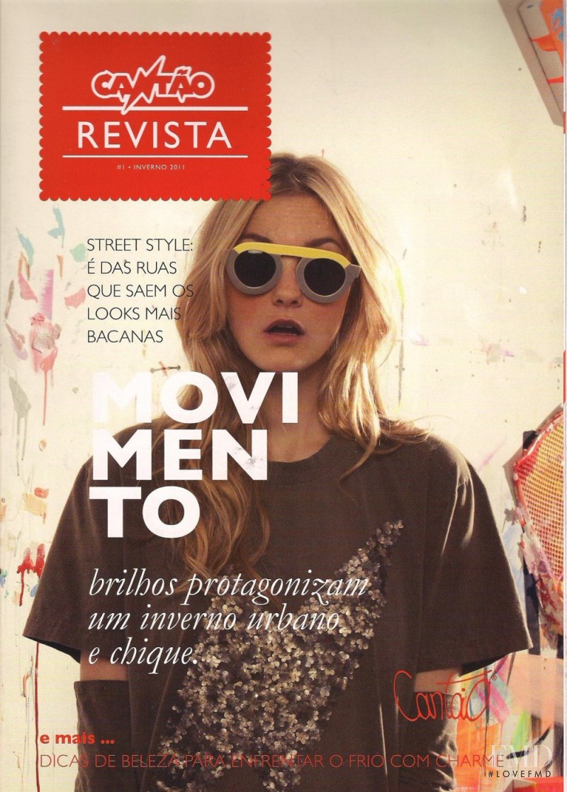 Caroline Trentini featured on the Cantão cover from November 2011