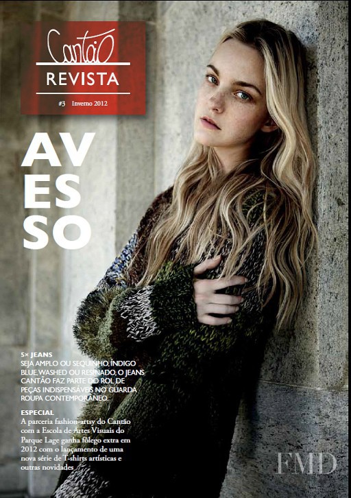 Caroline Trentini featured on the Cantão cover from November 2012