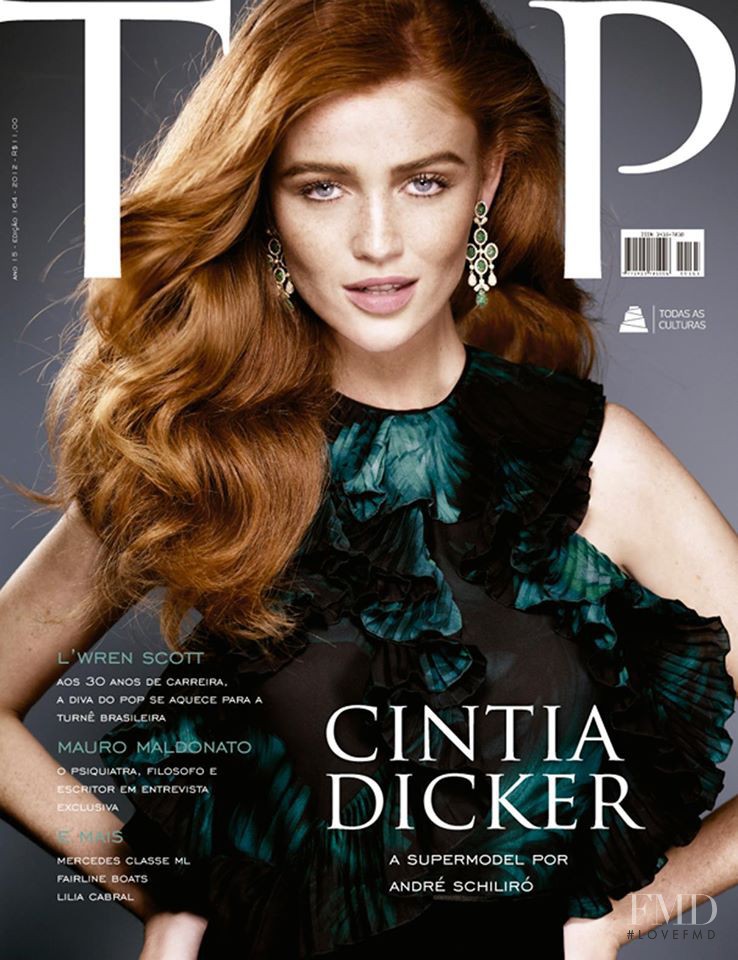 Cintia Dicker featured on the TOP cover from September 2012