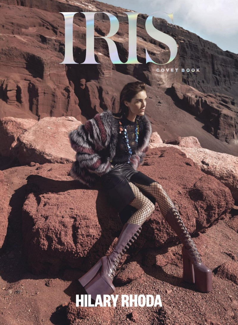 Hilary Rhoda featured on the Iris Covet Book cover from November 2016
