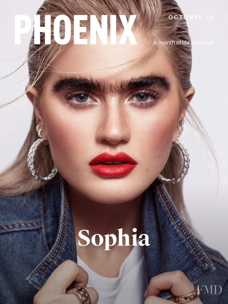 Sophia Hadjipanteli featured on the Phoenix cover from October 2019