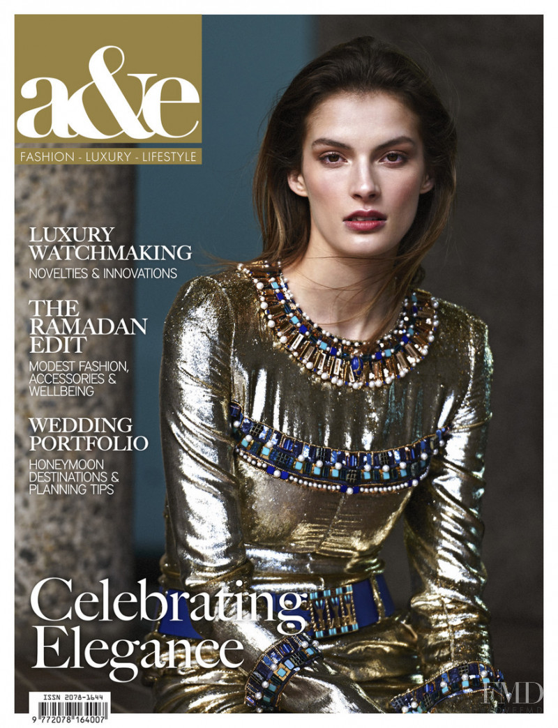 Nadine Martin featured on the a&e cover from May 2019