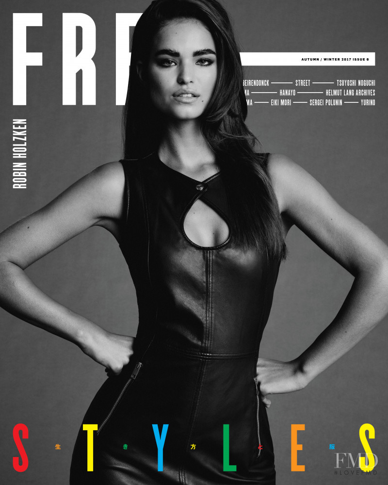 Robin Holzken featured on the Free cover from September 2017