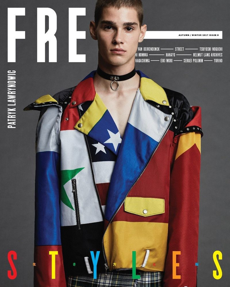 Patryk Lawry featured on the Free cover from September 2017