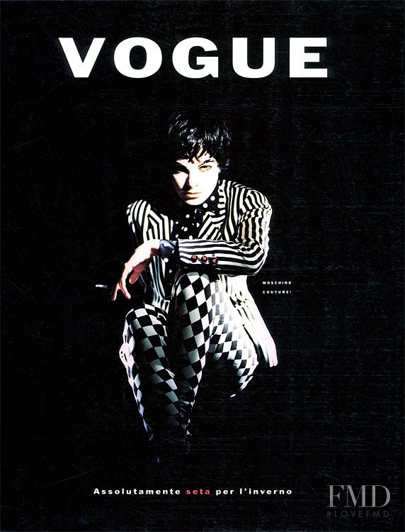  featured on the Vogue Italy cover from November 1989