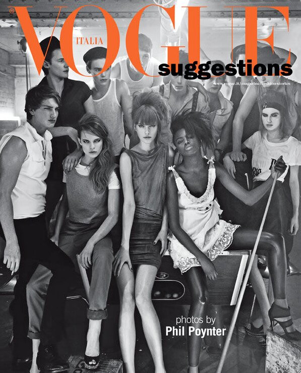 Christian Von Pfeffer, Gavin Jones, Jack Lyons, Jacob Young, Joseph Turnbull, Tom Lander featured on the Vogue Italy cover from March 2011